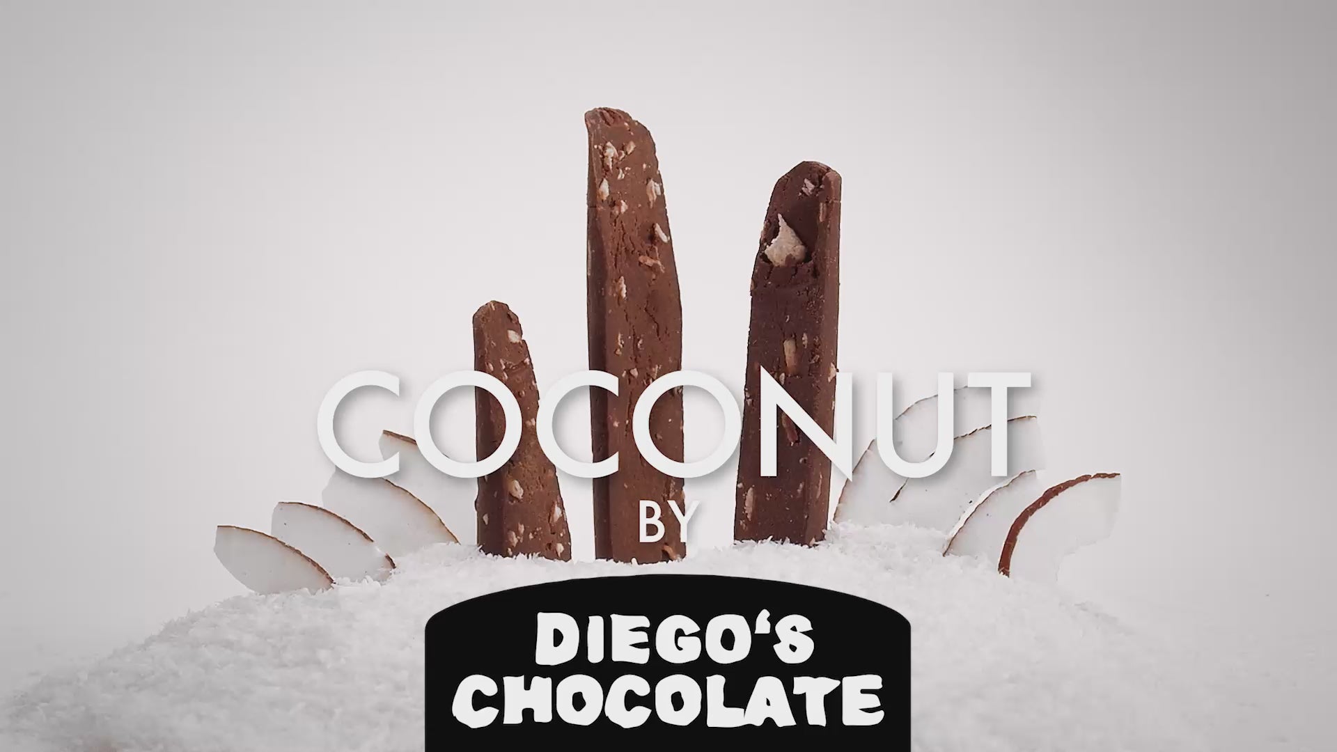 Coconut Dark Chocolate Roll | 75% Fire-Roasted Cacao